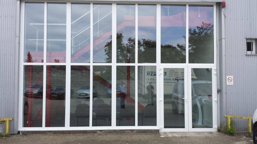 ensemble vitre blanche